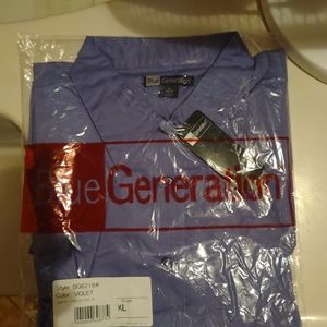 BRAND NEW!!!  BLUE GENERATION BEAUTIFUL LADIES BLOUSE/SHIRT. COLOR VIOLET. XL